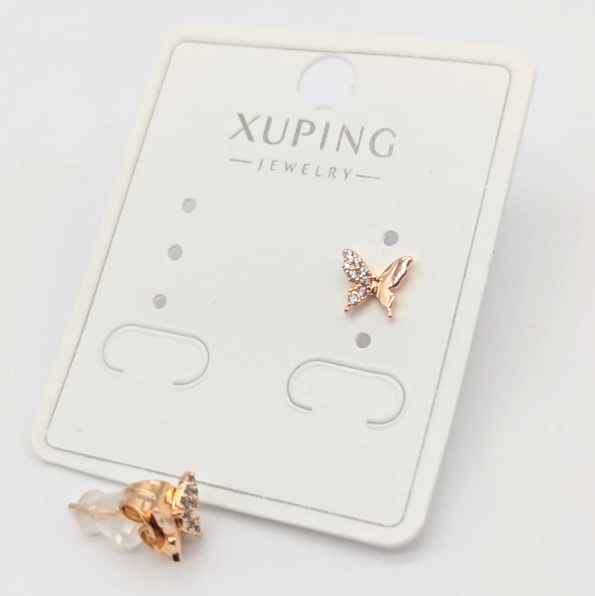 Сережки Xuping 18к «Золотий Метелик», 0.6*0.6 см