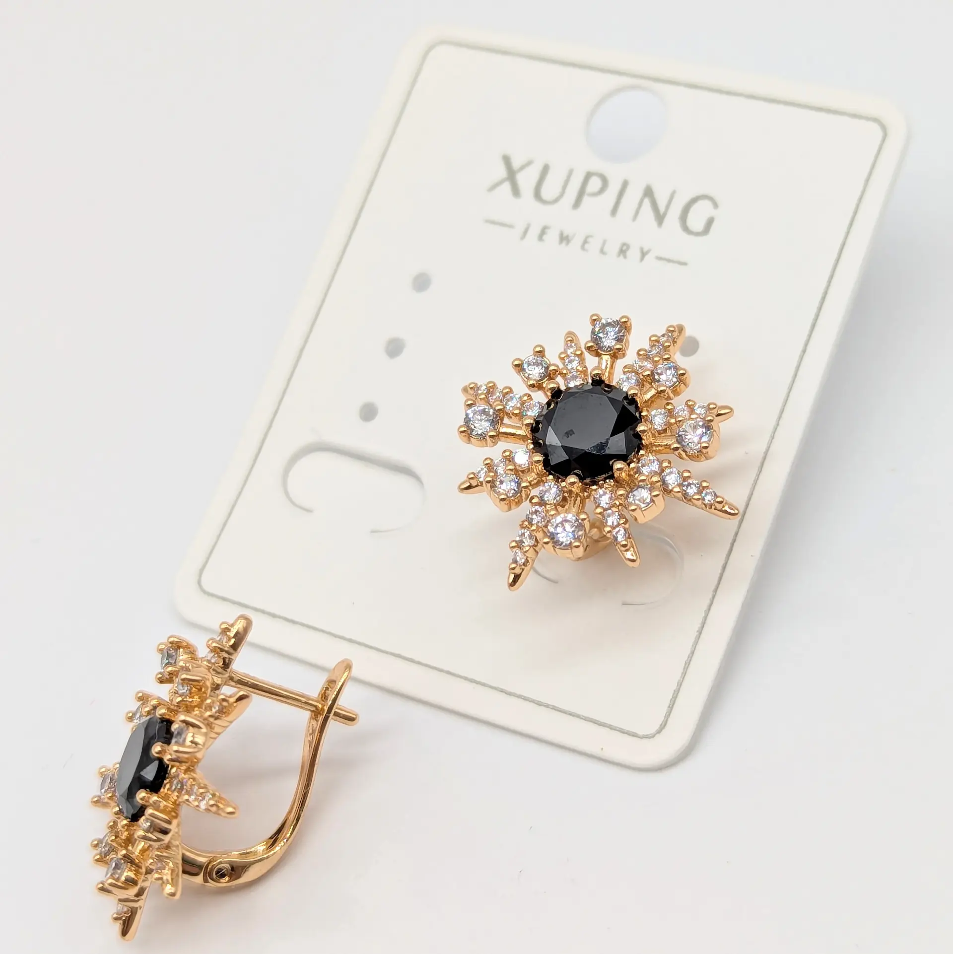 Сережки Xuping 18к «Нічна Зірка», 2.1*2.1 см