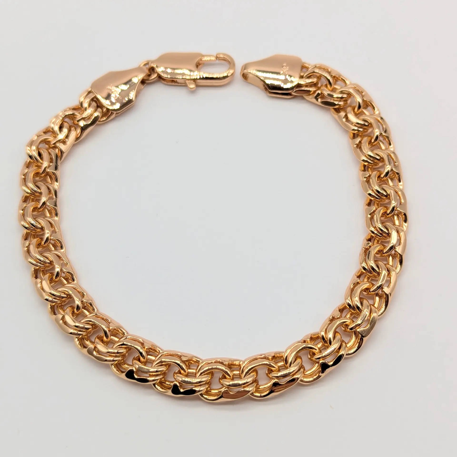 Браслет Xuping 18к «Золотий Панцир», 20 см