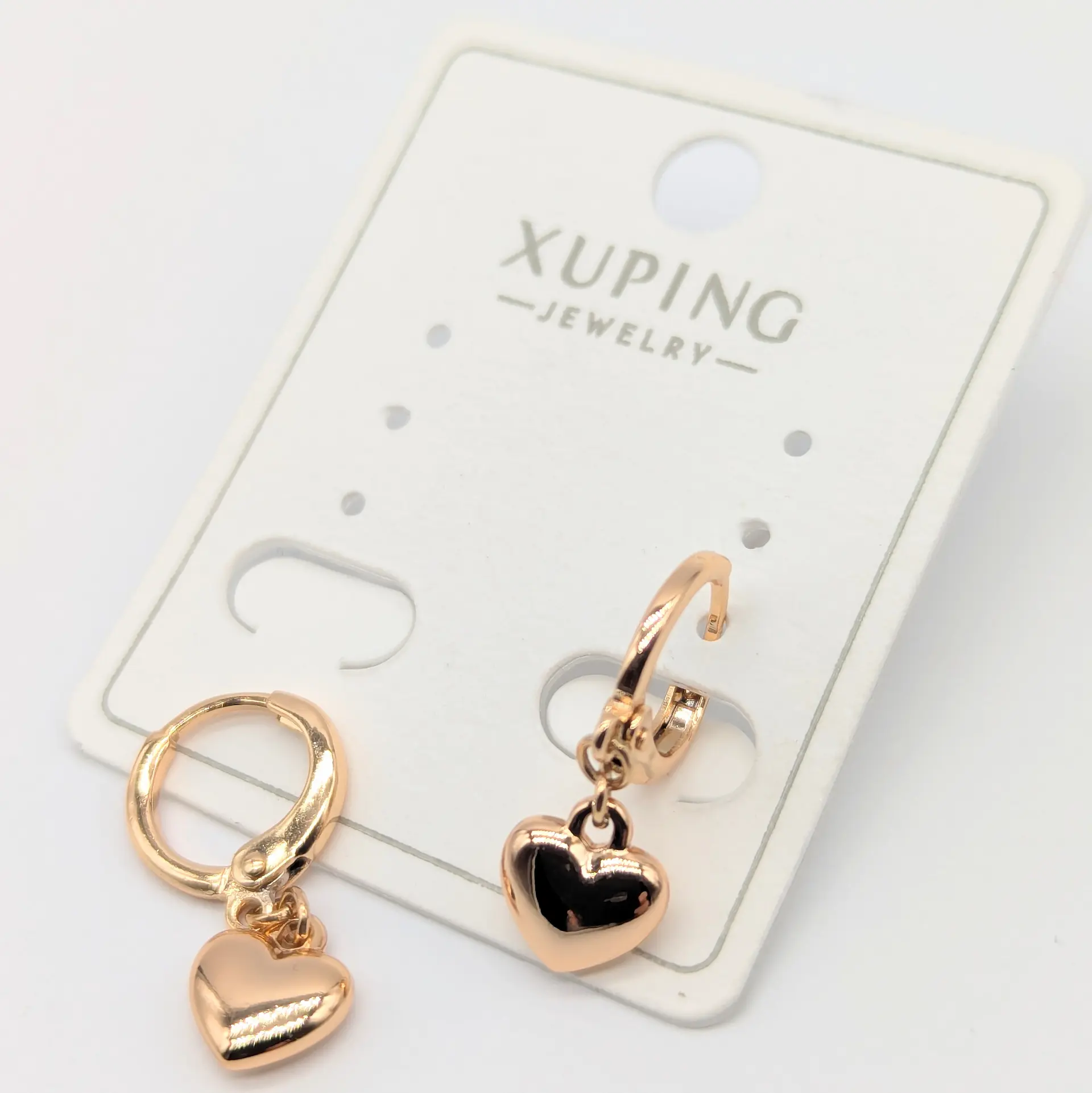 Сережки Xuping 18к «Золотий Талісман», 0.7*2.4 см