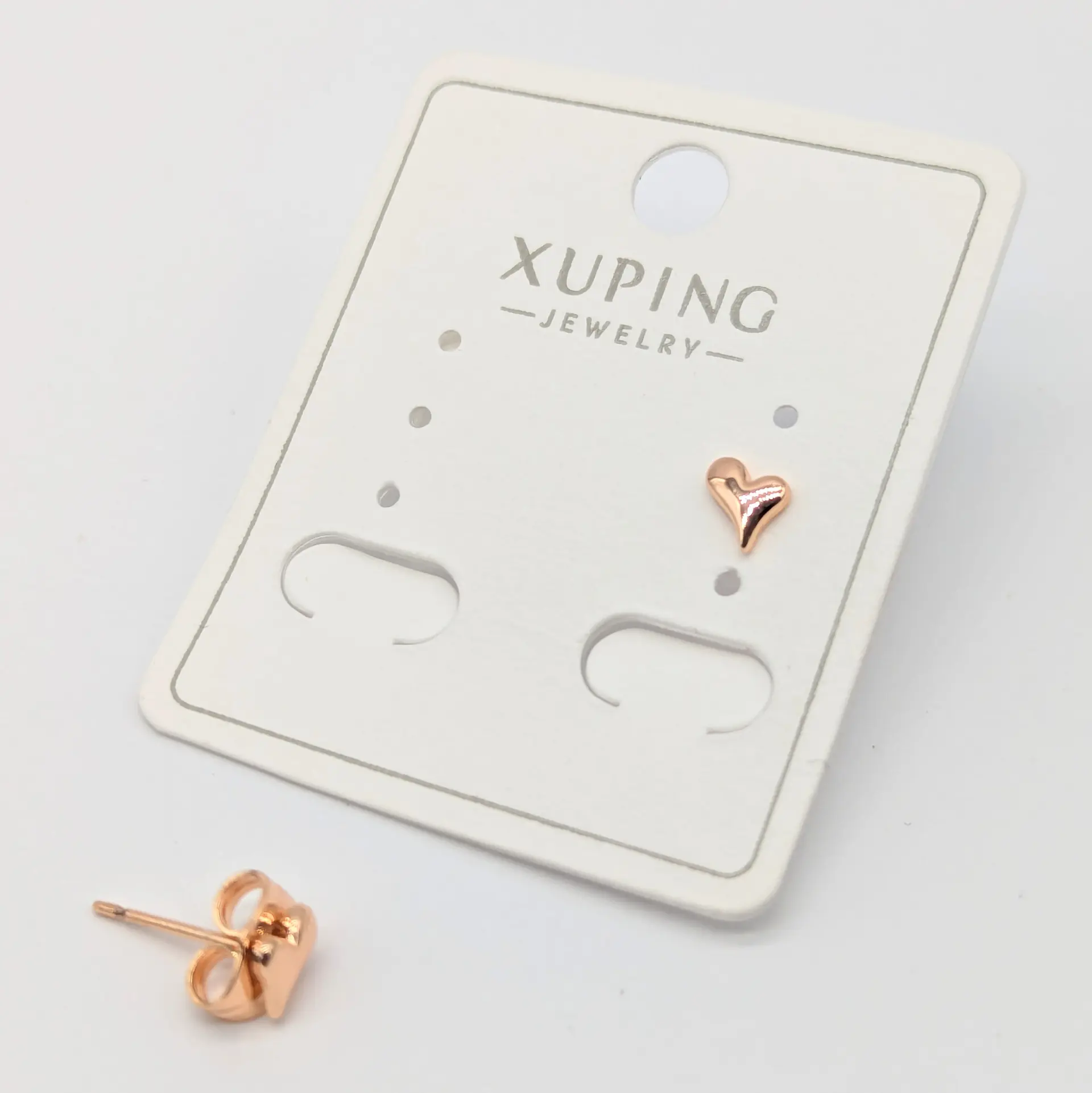 Сережки Xuping 18к «Ніжний Дотик», 0.4*0.6 см