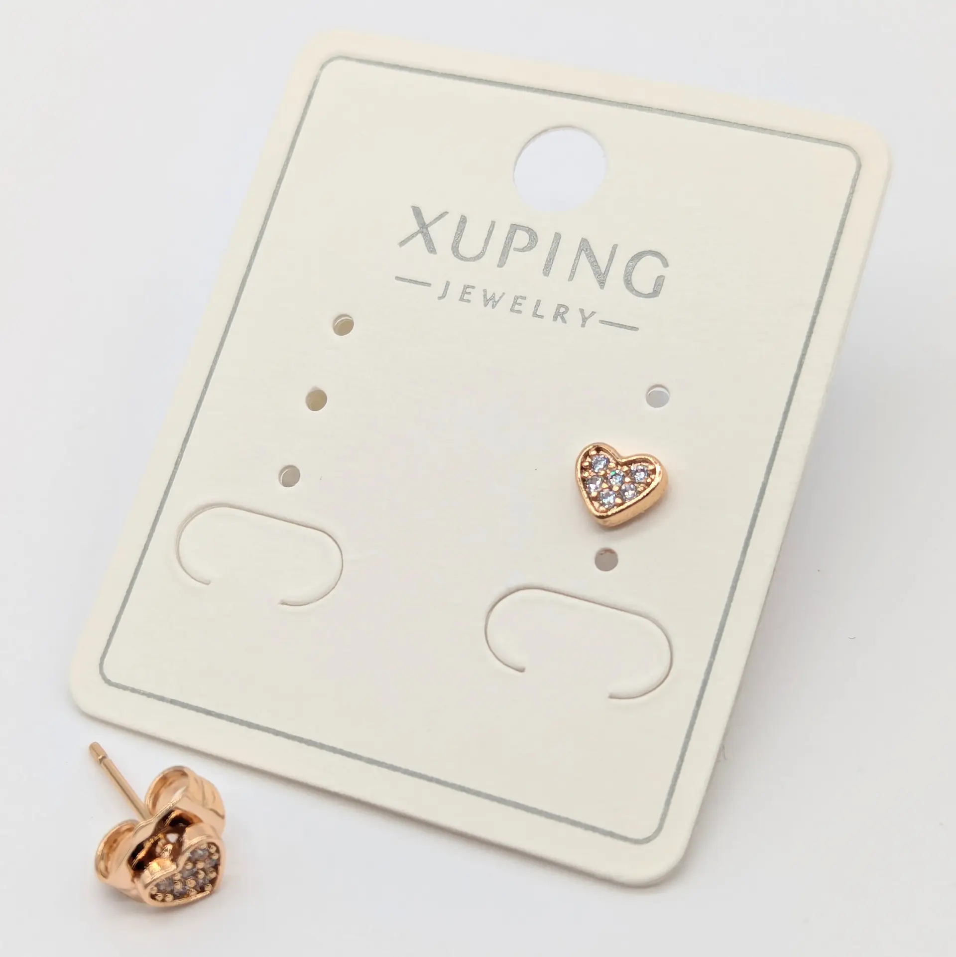 Сережки Xuping 18к «Маленький Секрет», 0.5*0.5 см