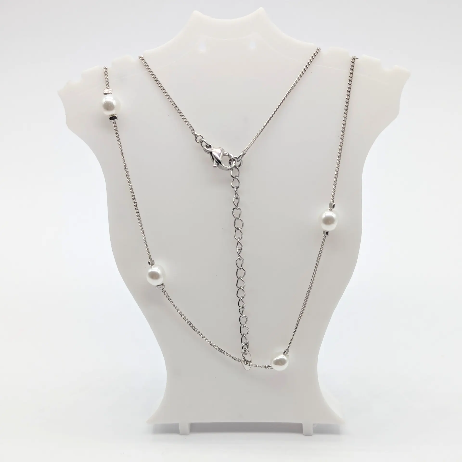 Ланцюжок Xuping срібний «Перлинна Гармонія», 45 см