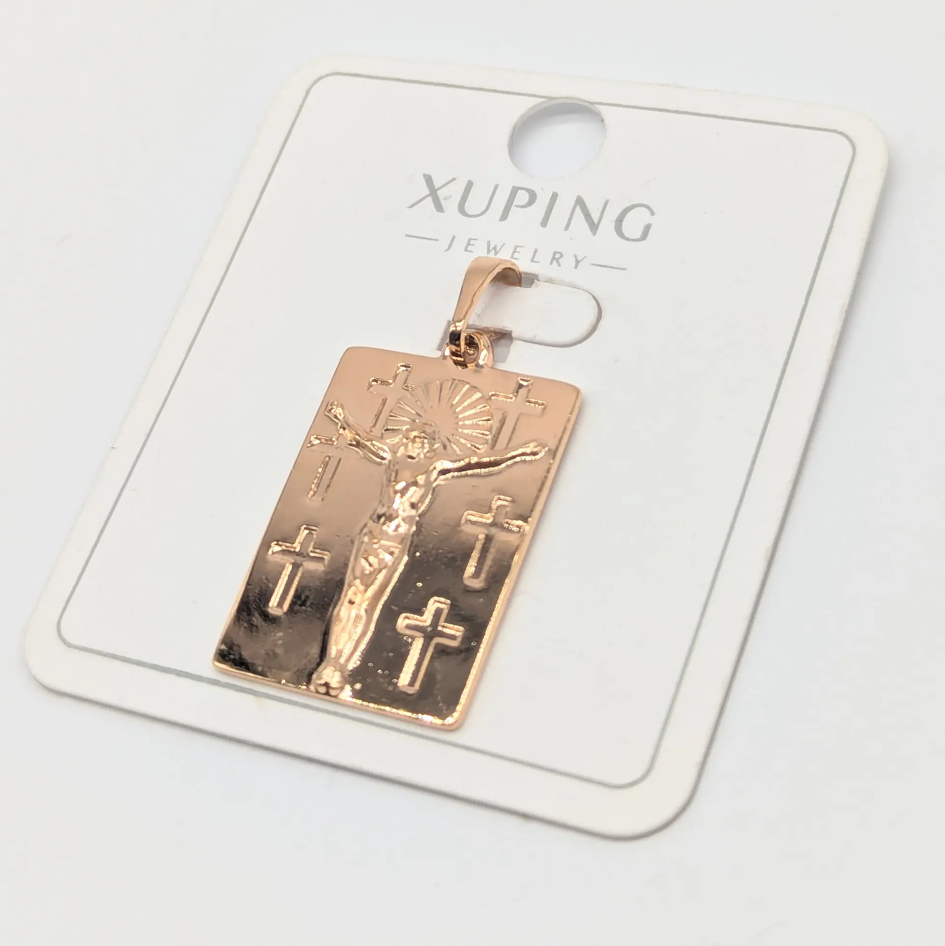 Кулон Xuping 18к «Світло Віри», 1.7*2.4 см