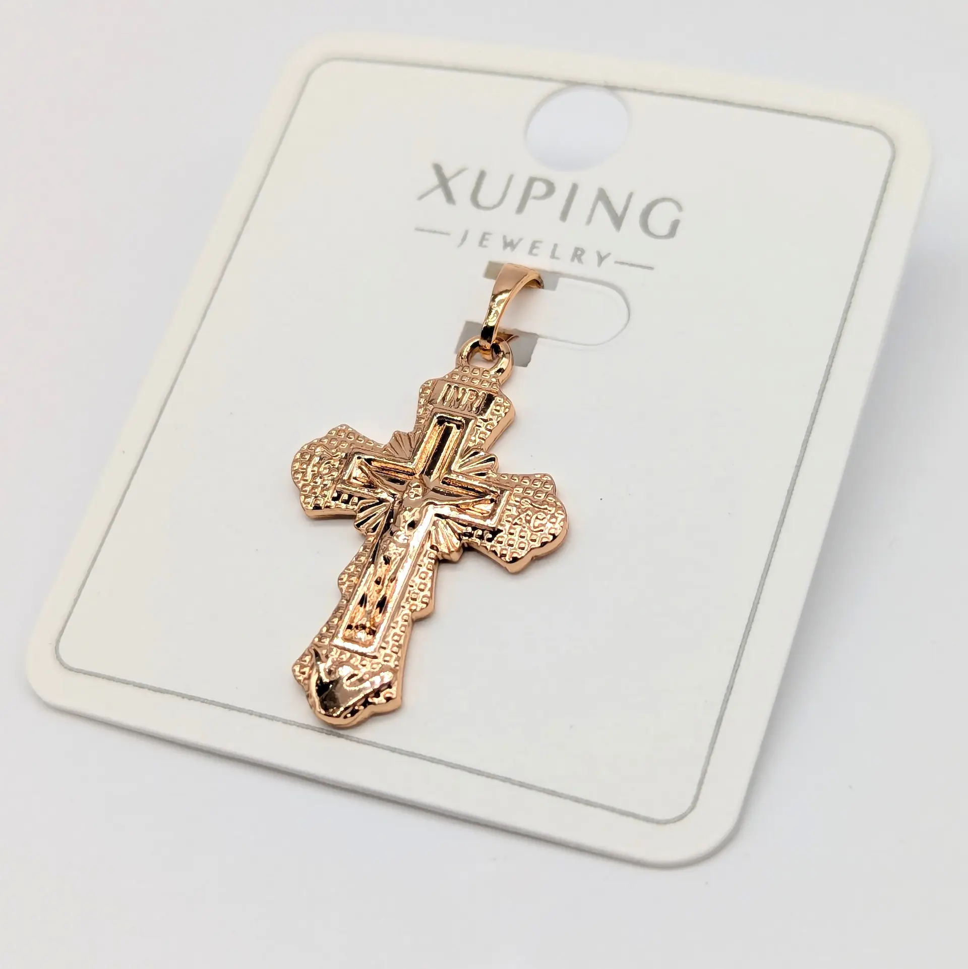 Кулон Xuping 18к «Хрест Благословення», 1.8*2.6 см