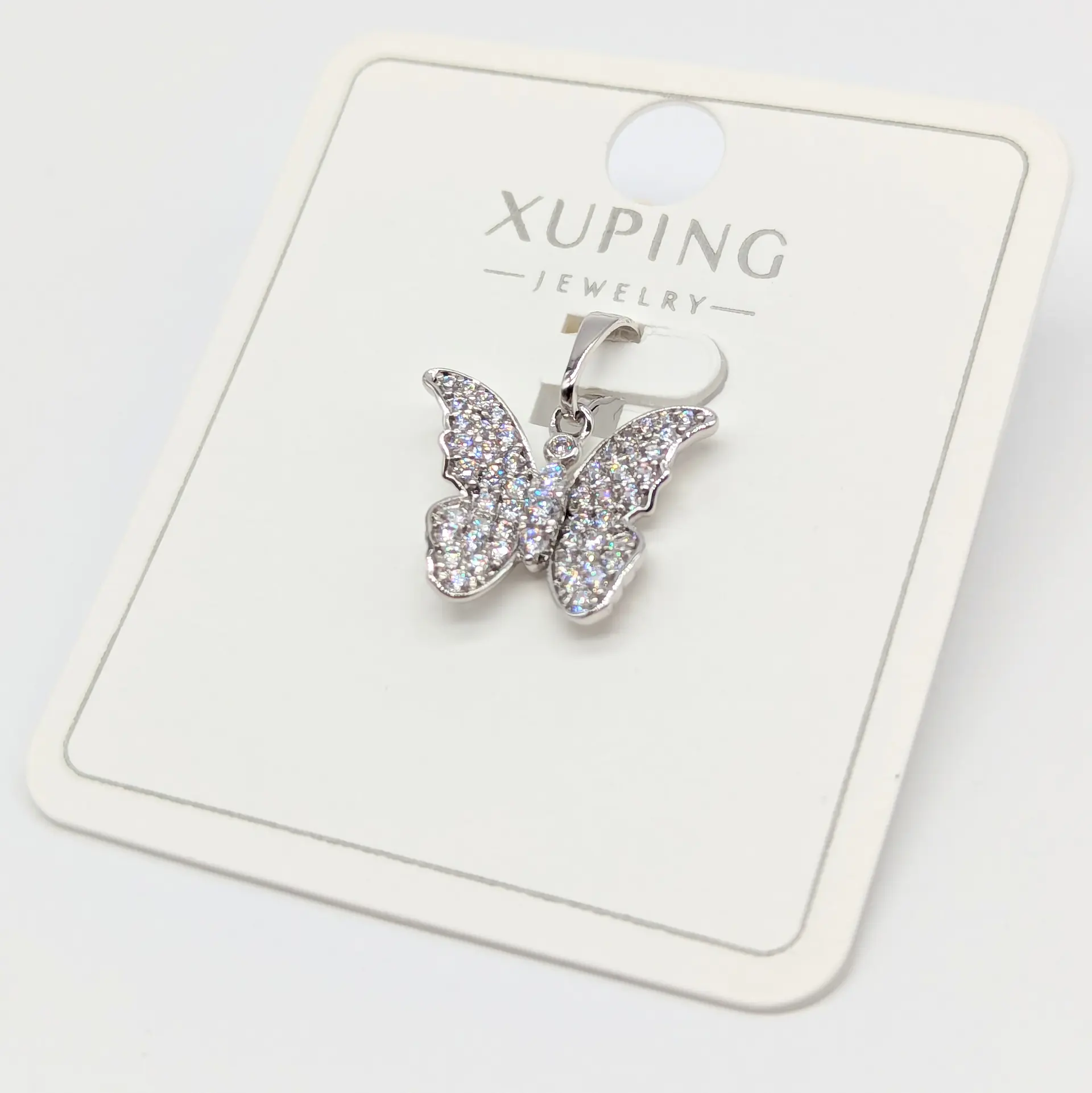 Кулон Xuping срібний «Сяючий Метелик», 1.6*1.3 см