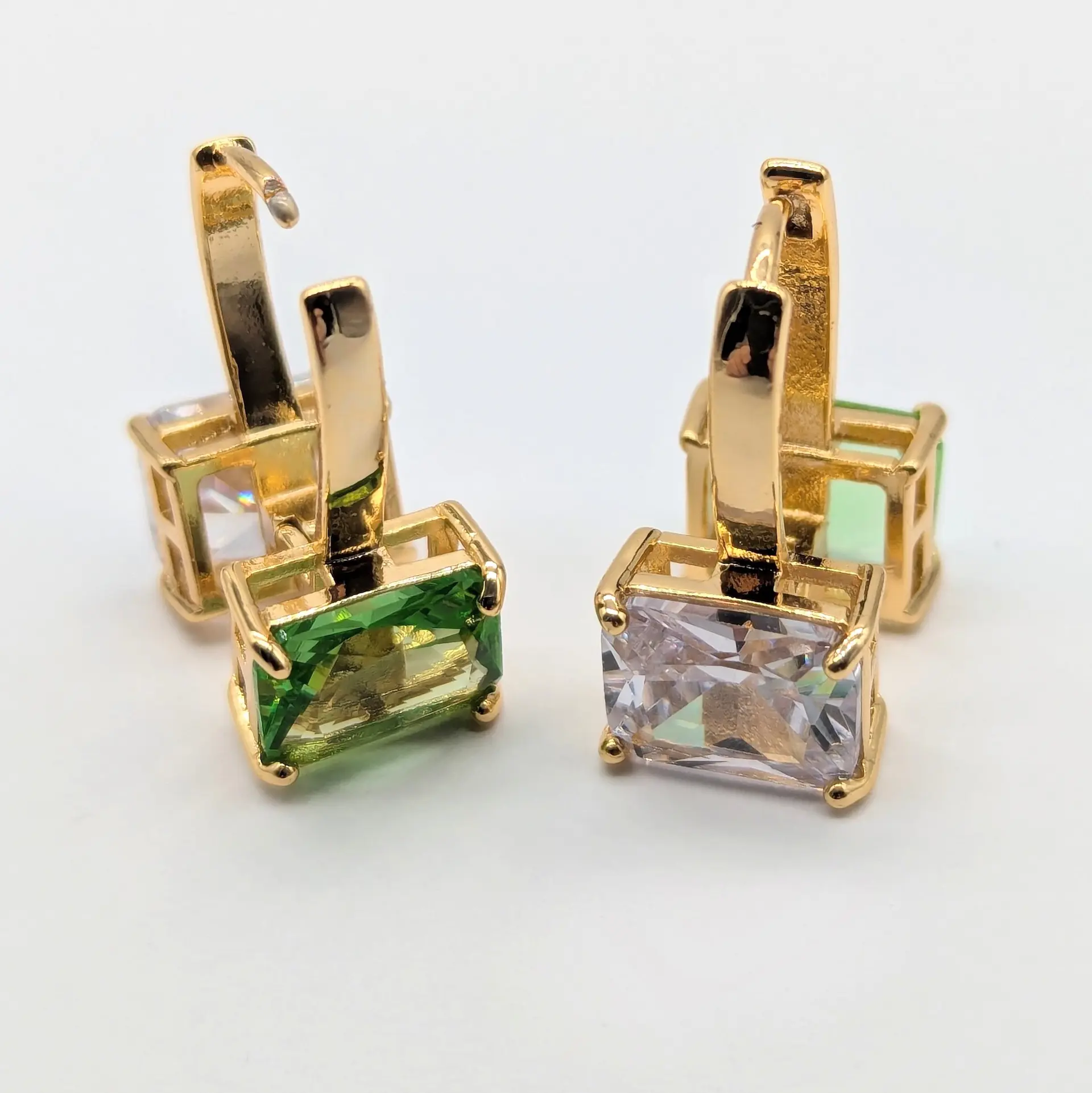 Сережки  ЛЗ «Смарагдовий Відблиск», 1*2.2 см