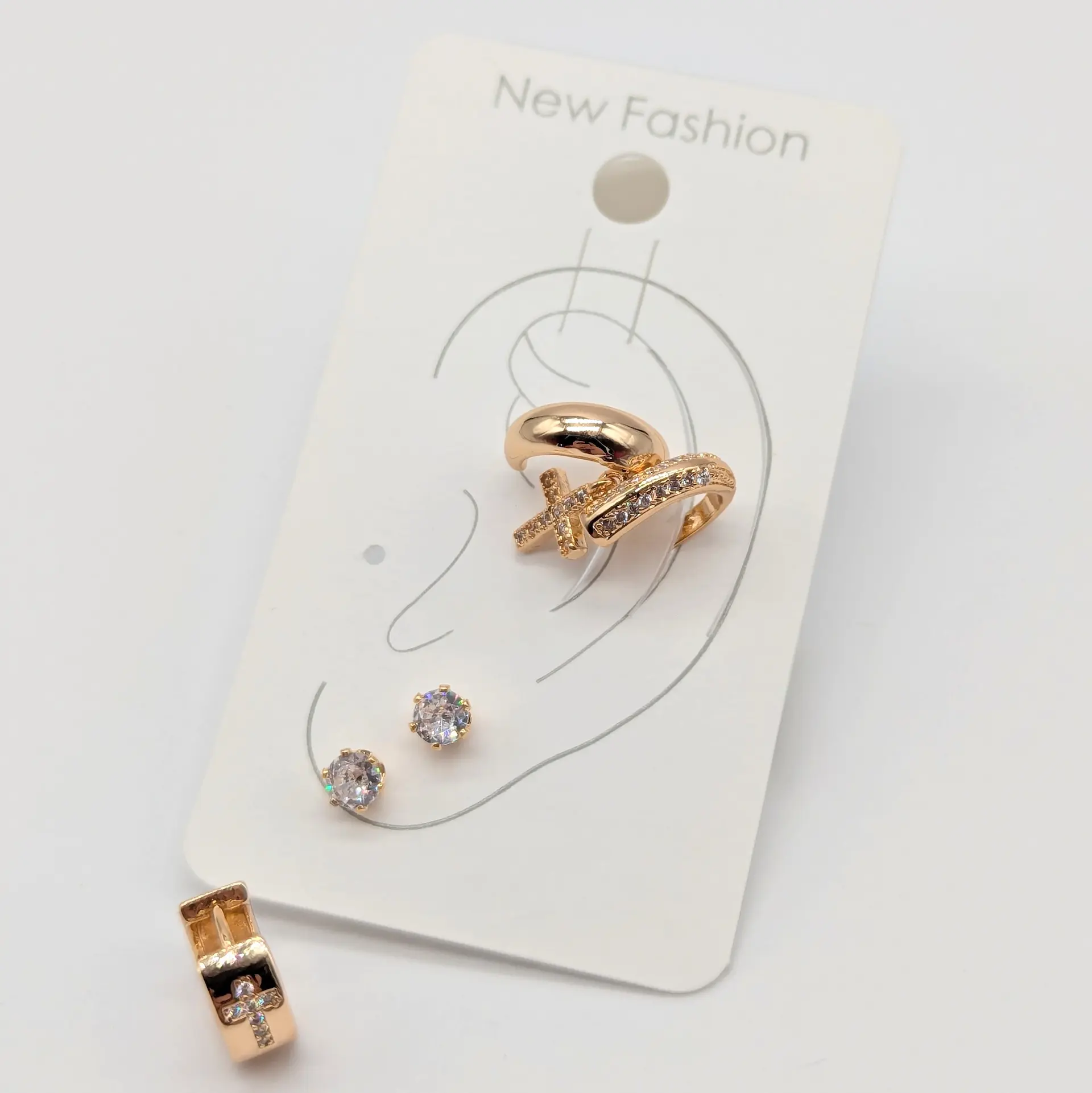 Сережки кафа 14к «Золотий Шарм»