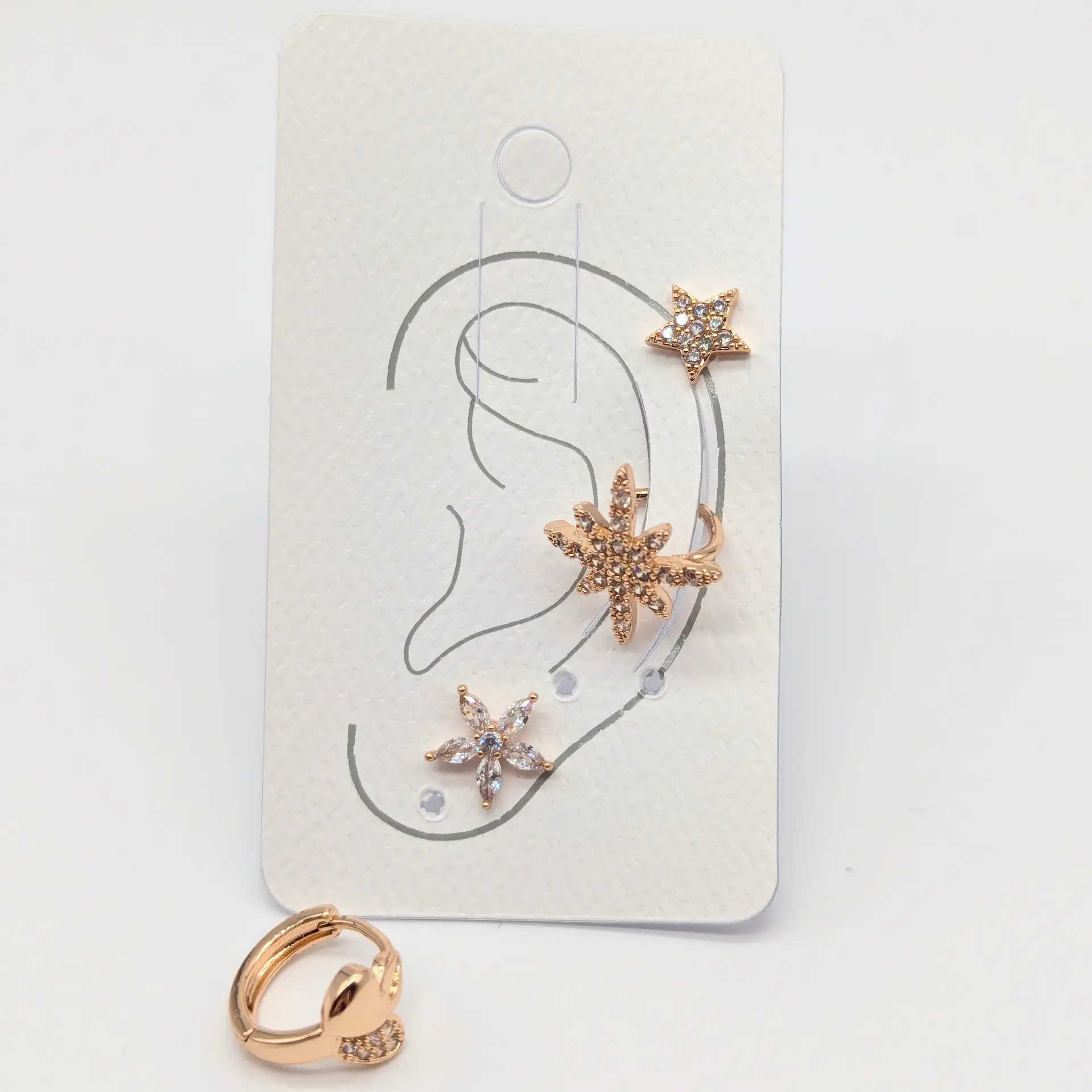 Сережки кафа 18к «Золоте Сузір’я»