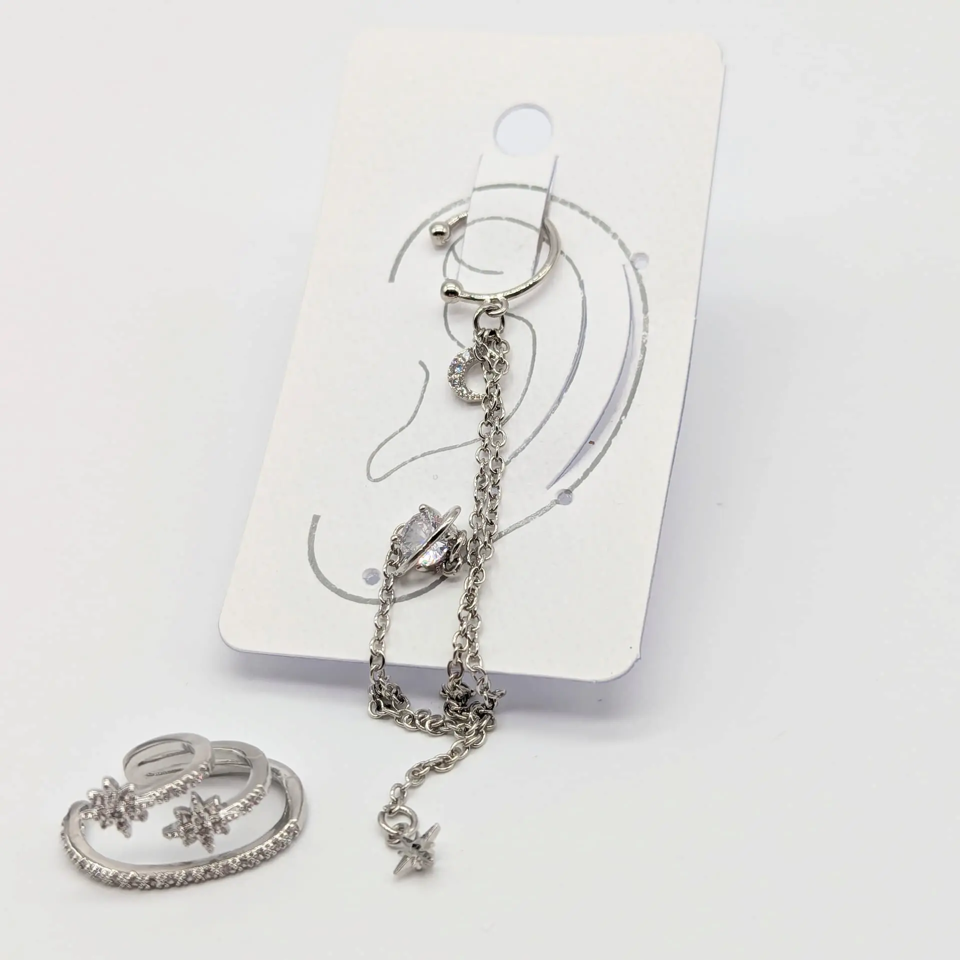 Сережки кафа «Срібна Орбіта»