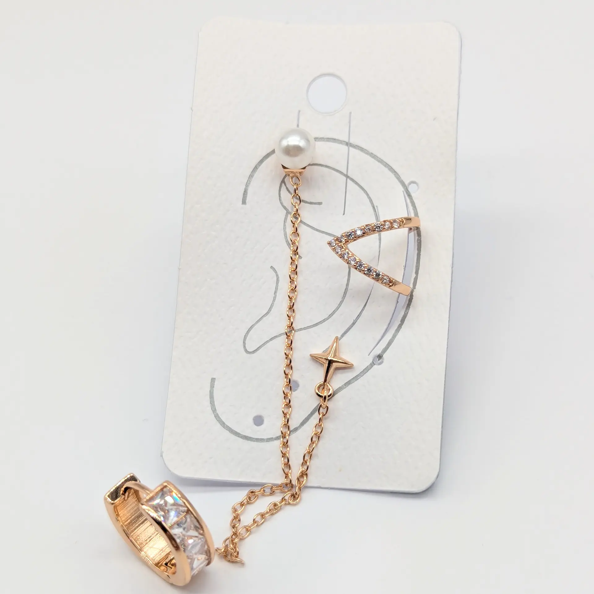 Сережки кафа 18к «Золота Гармонія»