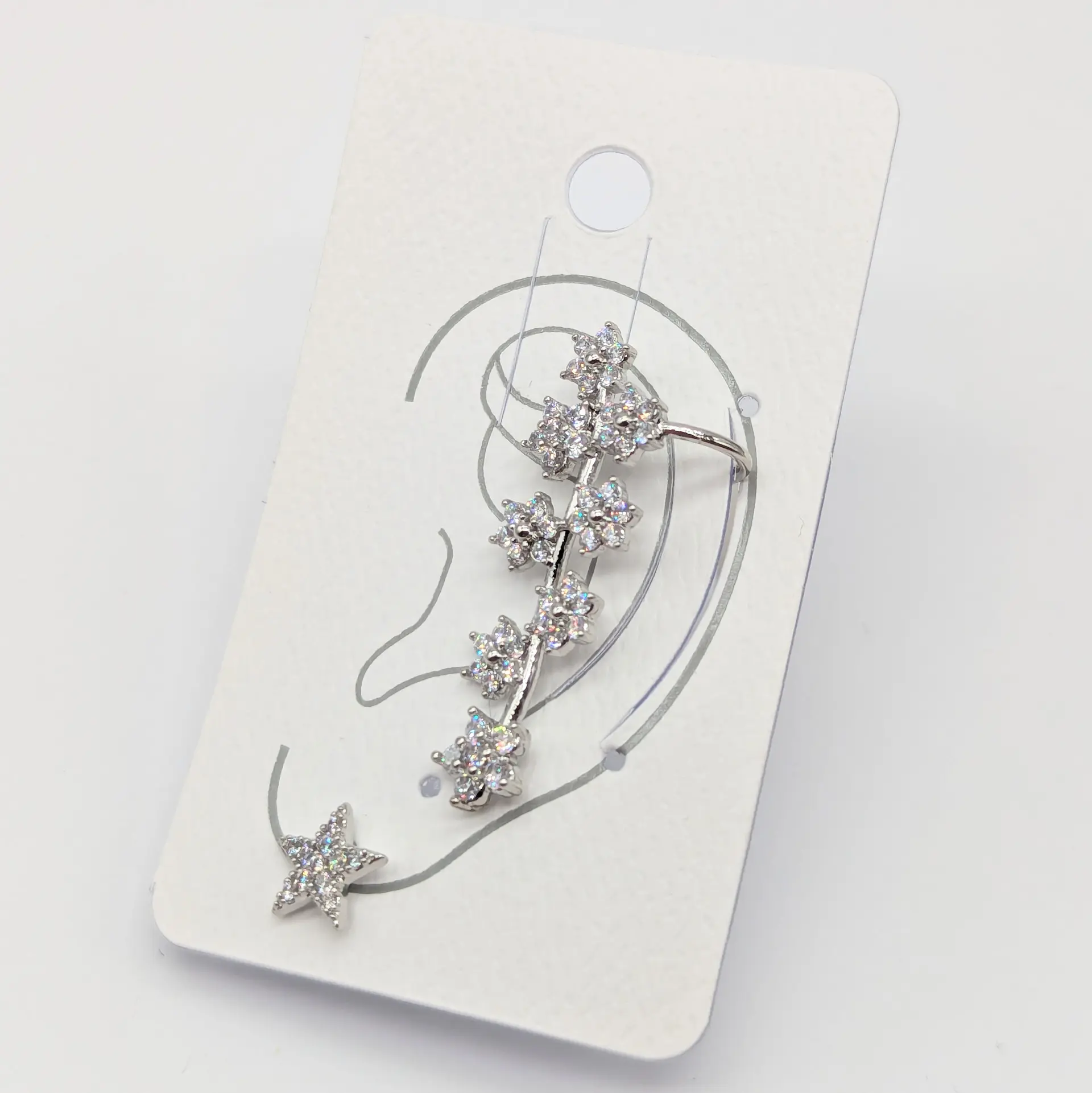 Сережки кафа срібні «Небесна Доріжка Зірок»