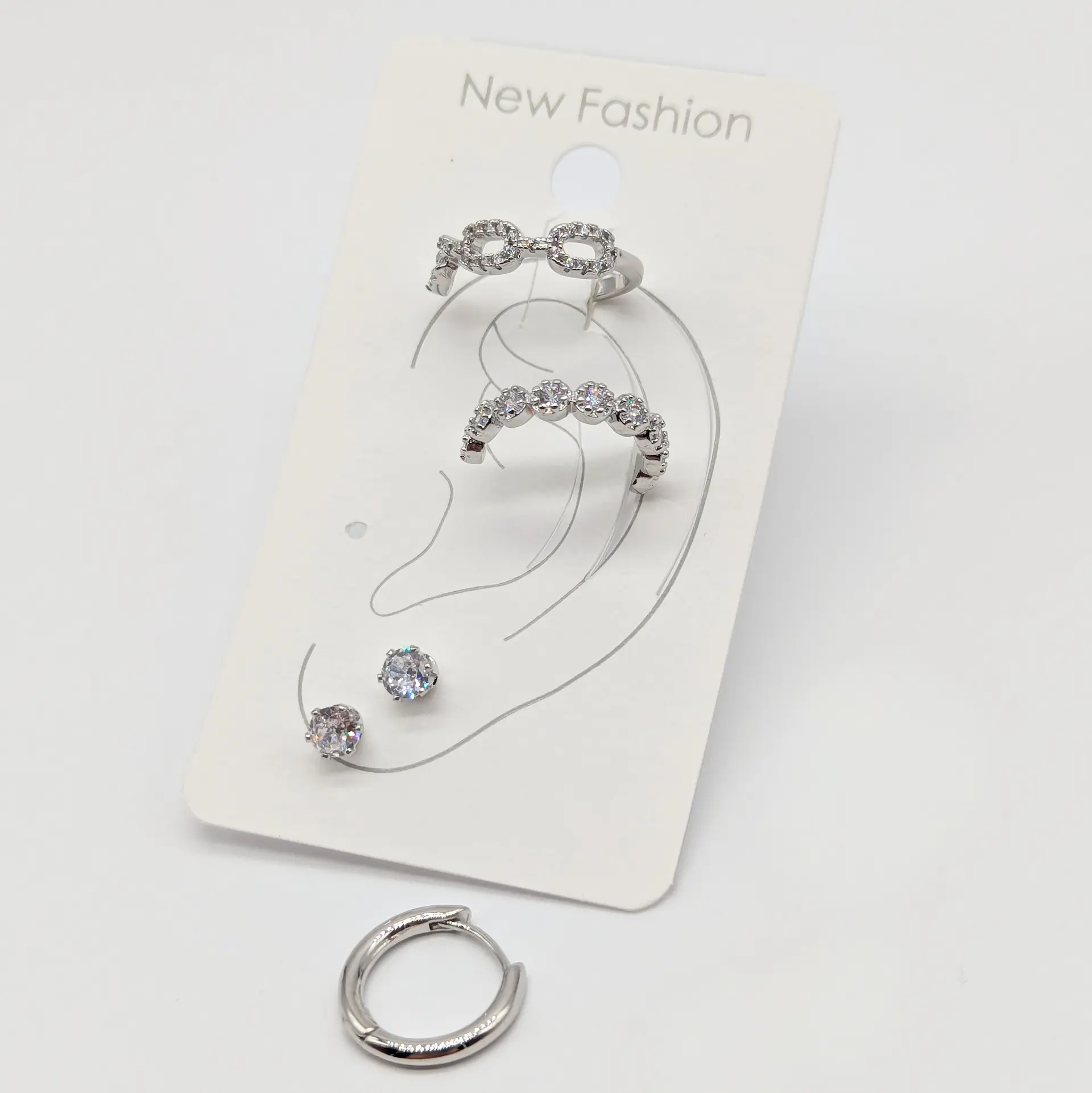 Сережки кафа срібні «Сяйво Ланцюгів»