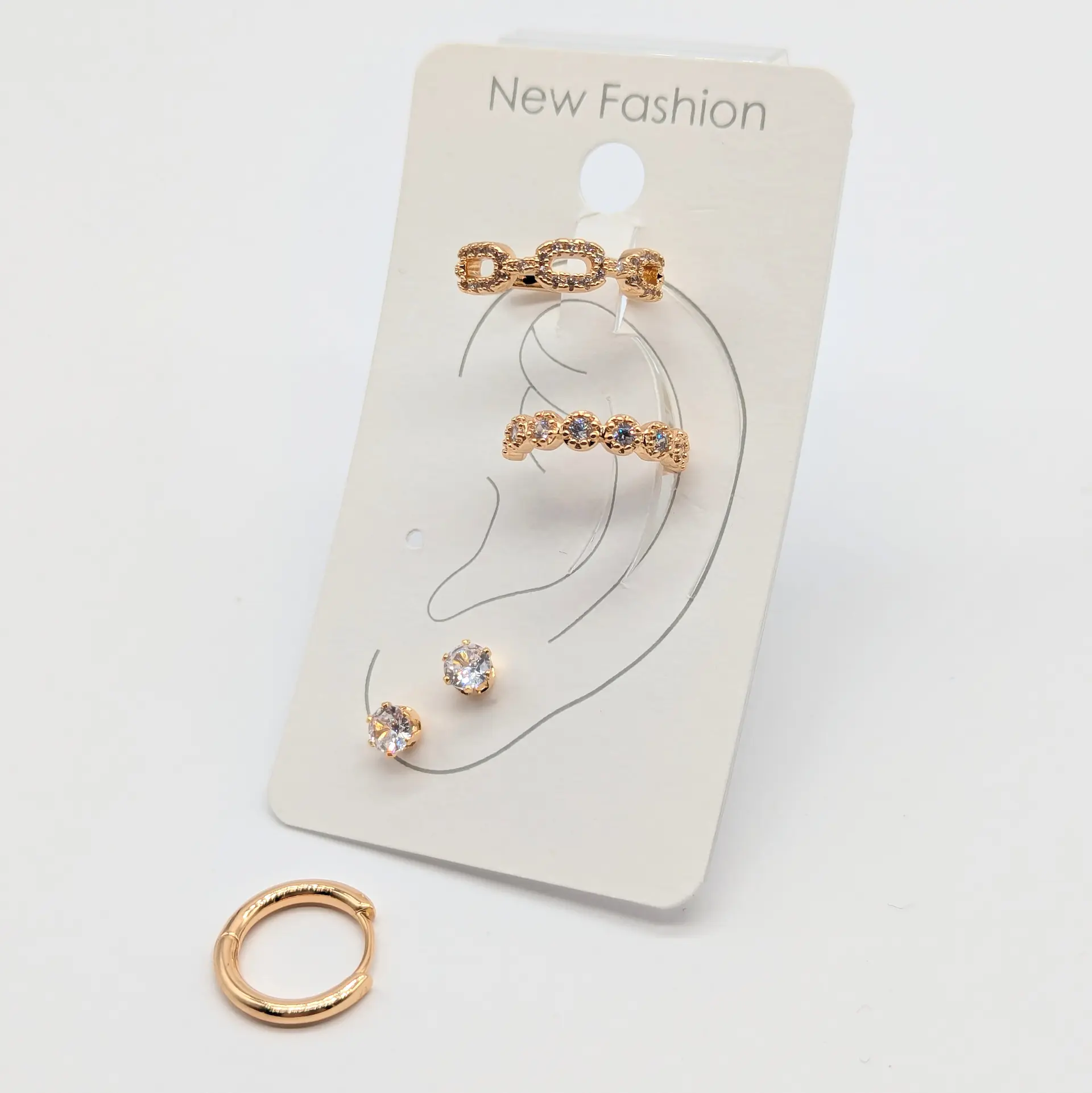 Сережки кафа 18к  «Золота Ланка»