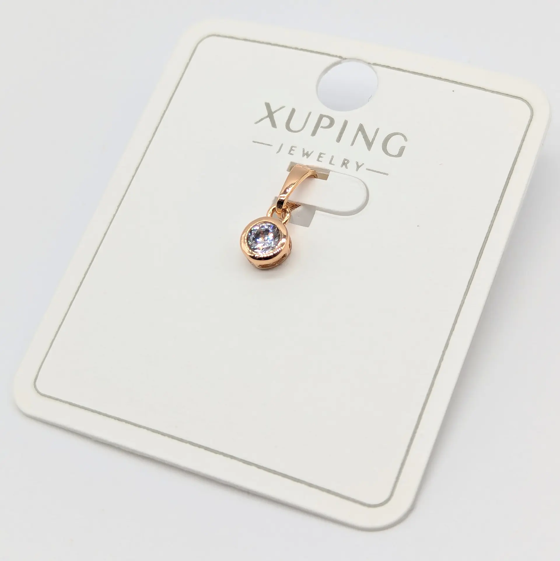 Кулон Xuping 18к «Сяйво Класик Міні», діам. 0.5 см